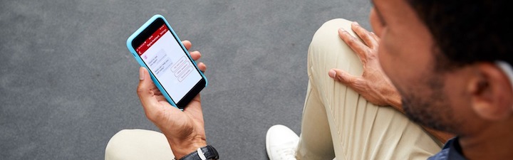 Man Holding Smartphone